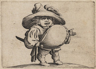 TvB G 4960
<br/>
Dwerg met bolle buik ("Gebochelden")
<br/>
<em>Callot, Jacques (1592 - 1635)</em>